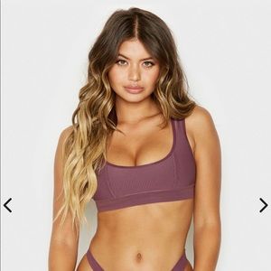 🆕 Frankie's Bikinis Drew Top in Sangria